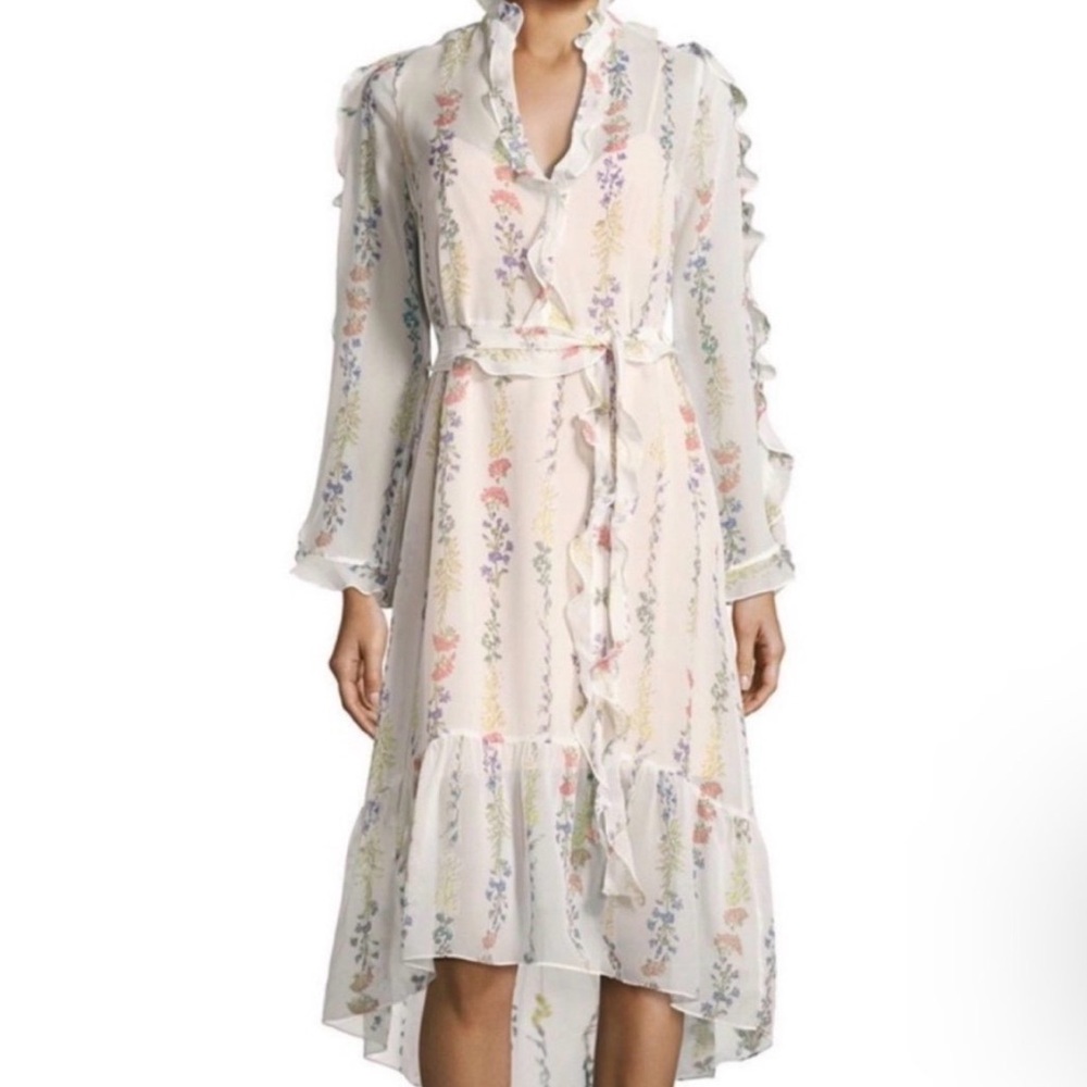 Floral Sheer Midi Dress